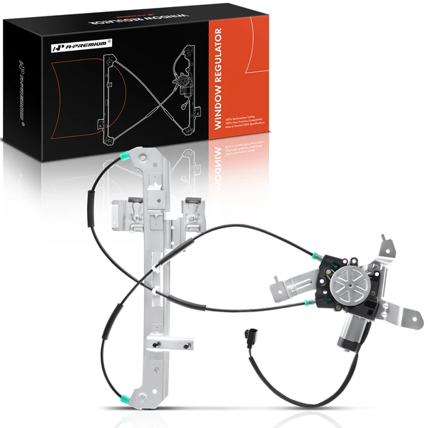 2000-2006 Chevrolet Tahoe 1-Pc Power Window Regulator and Motor Assembly Rear Left Driver Side Electric with Motor A-Premium WR0098