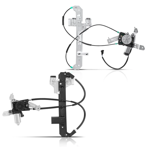 2000-2006 GMC Yukon 2-Pc Window Regulator and Motor Kit Rear Driver & Passenger Electric with Motor A-Premium WR0195