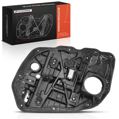Front Passenger Power Window Regulator with Motor & Panel
