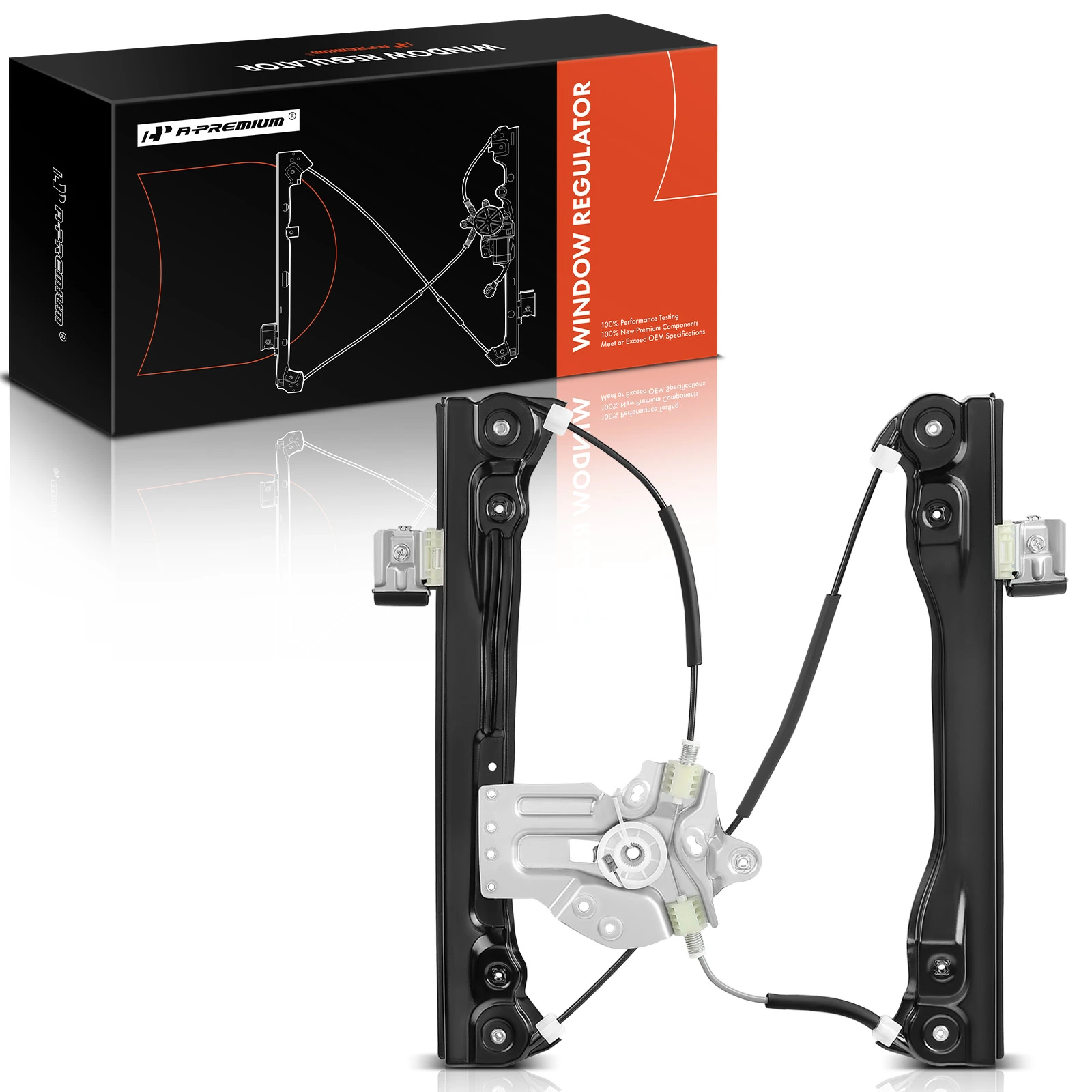 The A-premium Front Driver Power Window Regulator without Motor for Chevy Cruze 2011-2015 Image 