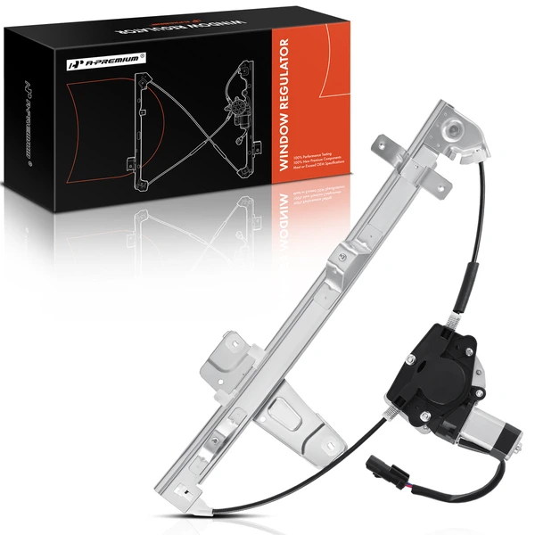 2000-2004 Jeep Grand Cherokee 1-Pc Power Window Regulator and Motor Assembly Front Left Driver Side Electric with Motor A-Premium WR0002