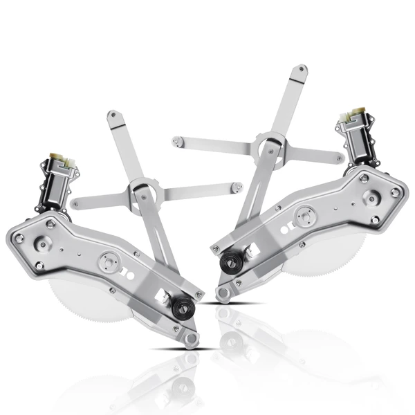 1987-1988 Chevrolet R30 2-Pc Window Regulator and Motor Kit Front Driver & Passenger Electric with Motor A-Premium APWR1511