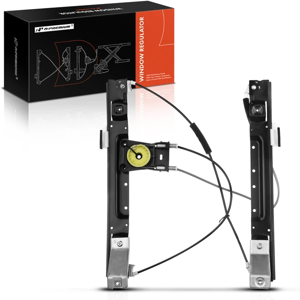 2010-2019 Jaguar XJ 1-Pc Power Window Regulator Front Right Passenger Side Electric A-Premium APWR1117