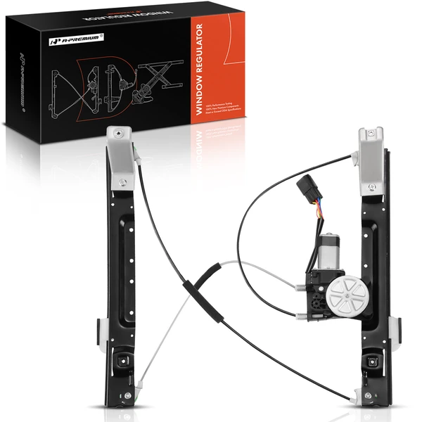 Front Passenger Power Window Motor & Regulator Assembly for Jaguar XJ 10-19 XJR 14-16