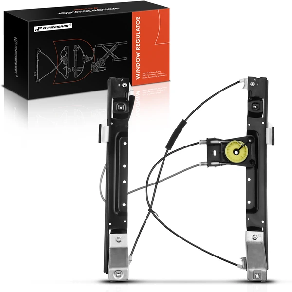 Front Driver Power Window Regulator without Motor for Jaguar XJ 10-19 XJR 14-16