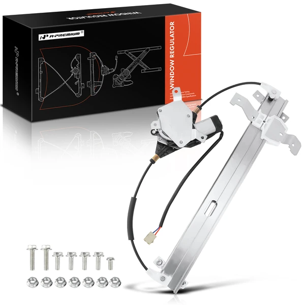 Front Passenger Power Window Motor & Regulator Assembly for Lincoln Town Car 1990-1994