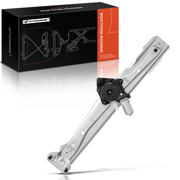 2022 GMC Sierra 1500 Limited 1-Pc Power Window Regulator Rear Right Passenger Side Electric with Motor A-Premium APWR3306TW