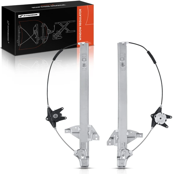 2013-2016 Ford F-350 Super Duty 2-Pc Maunal Window Regulator Front Driver & Passenger Electric A-Premium APWR3247