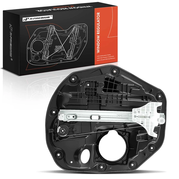 1-Pc Power Window Regulator Rear Right Passenger Side with Motor A-Premium APWR3601