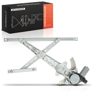 Front Driver Window Regulator with Motor 6-Blade