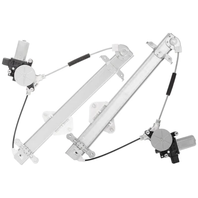 2 Pcs Front Power Window Regulator with Motor