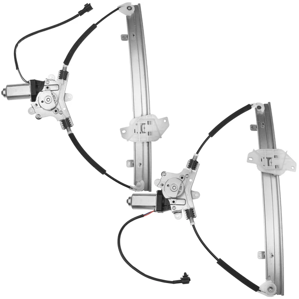 2 Pcs Front Power Window Regulator with Motor for Hyundai Accent 1996-1999