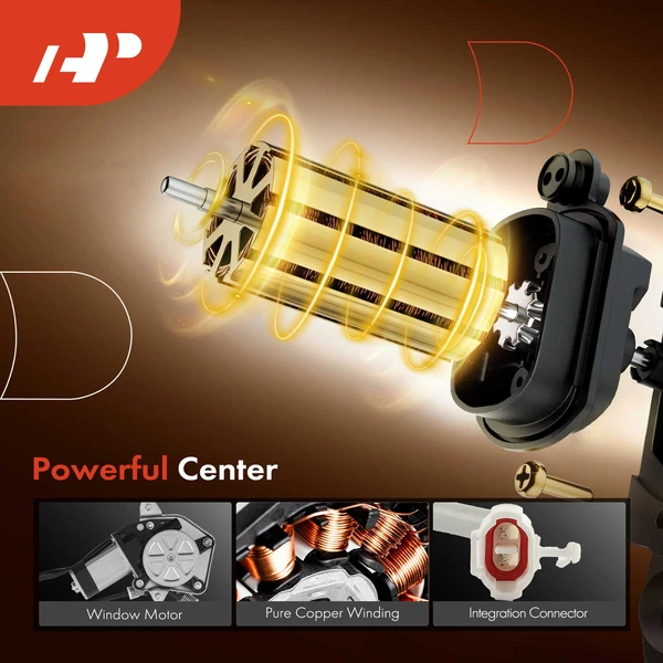 Rear Passenger Power Window Regulator with Motor Assembly for Chevy Tracker