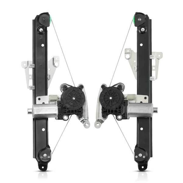 2 Pcs Rear Power Window Regulator with 2-Pin Motor for Volvo S60 S80 V70 XC70