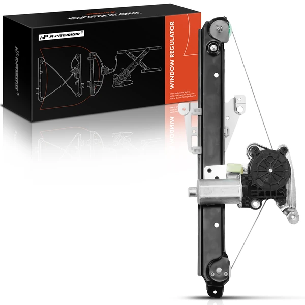 2003-2007 Volvo XC70 1-Pc Power Window Regulator and Motor Assembly Rear Right Passenger Side Electric with Motor A-Premium APWR2897