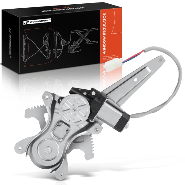 Rear Passenger Power Window Regulator with 2-Pin Motor for Toyota Highlander