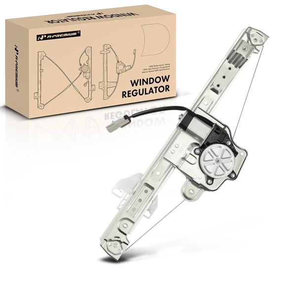 2004-2008 Chrysler Pacifica 1-Pc Power Window Regulator and Motor Assembly Rear Left Driver Side Electric with Motor A-Premium APWR2771