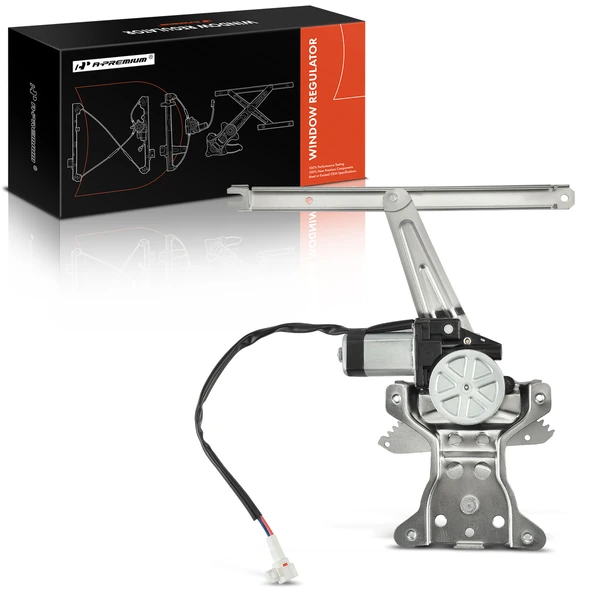 1996-2000 Toyota RAV4 1-Pc Power Window Regulator and Motor Assembly Rear Right Passenger Side Electric with Motor A-Premium APWR2903