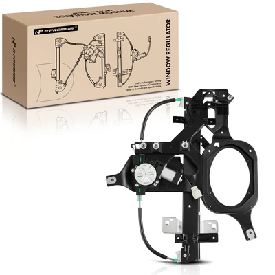 Rear Driver Power Window Regulator with 2-Pin Motor