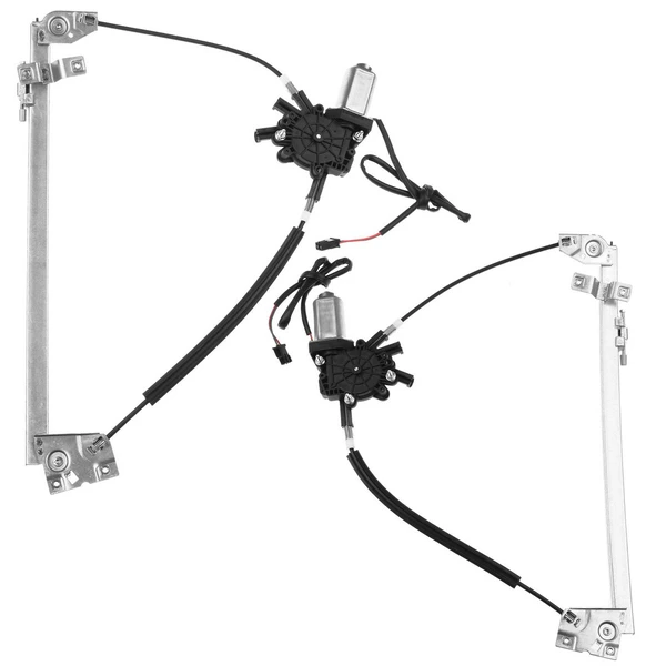 1989-1991 Audi 200 2-Pc Window Regulator and Motor Kit Front Driver & Passenger Electric with Motor A-Premium APWR1638