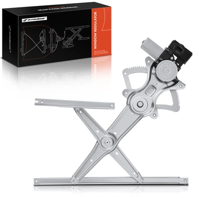 Front Left Power Window Regulator with 6-Pin Motor