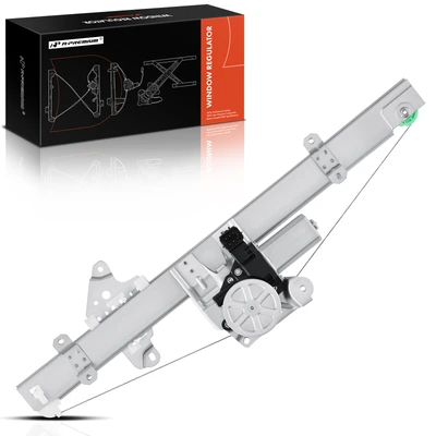 Front Driver Power Window Regulator with 6-Pin Motor