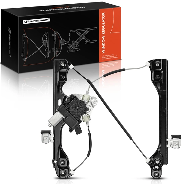2013-2018 Cadillac ATS 1-Pc Power Window Regulator and Motor Assembly Front Right Passenger Side Electric with Motor A-Premium APWR2941