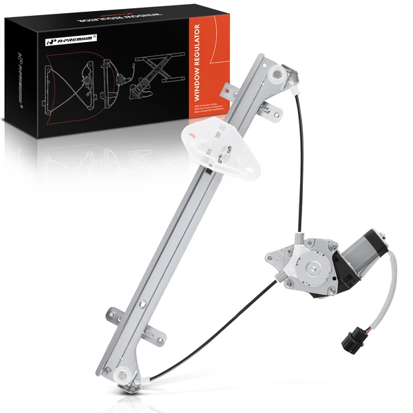 2006-2014 Honda Ridgeline 1-Pc Power Window Regulator and Motor Assembly Front Right Passenger Side Electric with Motor A-Premium APWR2930