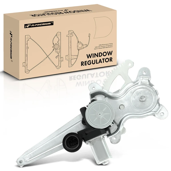 Rear Passenger Power Window Regulator with 6-Pin Motor for Toyota RAV4 13-18 SUV