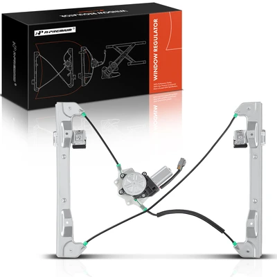 Front Driver Power Window Regulator with Motor