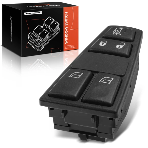 Front Driver Power Window Switch for 2004-2012 Volvo VNM