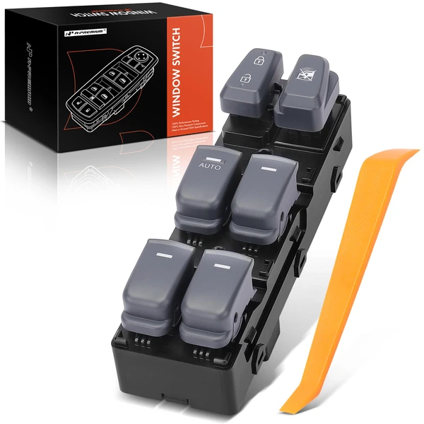 Front Driver Power Window Switch for Hyundai Sonata 2011-2015 without Trim
