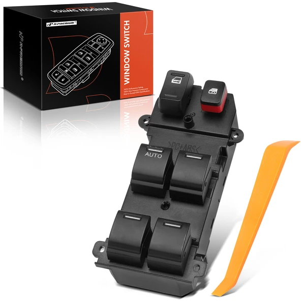 Front Driver Power Window Switch for Honda CR-V 07-09 L4 2.4L 22 Pins