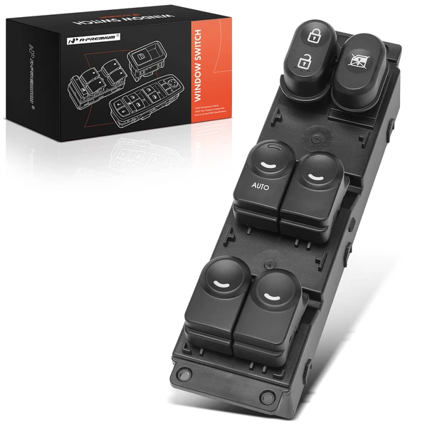 Front Driver Power Window Switch for Hyundai Accent 2015-2017 16-Blade