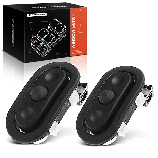 2 Pcs Driver & Passenger of Steering Wheel Window Switch for 2001-2015 Dodge Grand Caravan