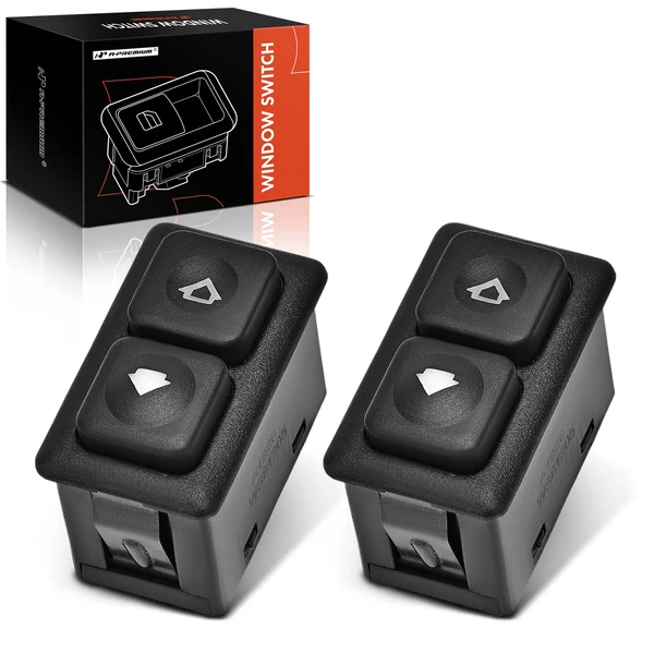 2 Pcs Front & Rear Illuminated Power Window Switch for BMW E24 E28 E30 E36 325 318i