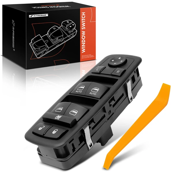 Front Driver Power Window Switch with Power Door Assist for 2009-2012 Volkswagen Routan