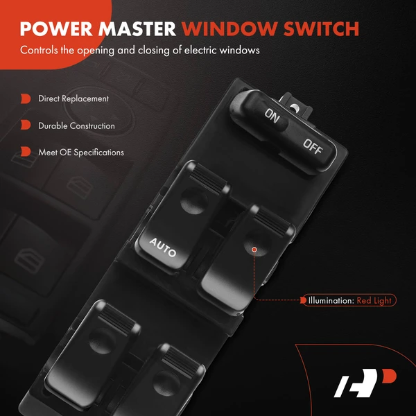 Front Driver Power Window Switch for Mazda MPV Protege 96-98 1.5L 1.8L 3.0L