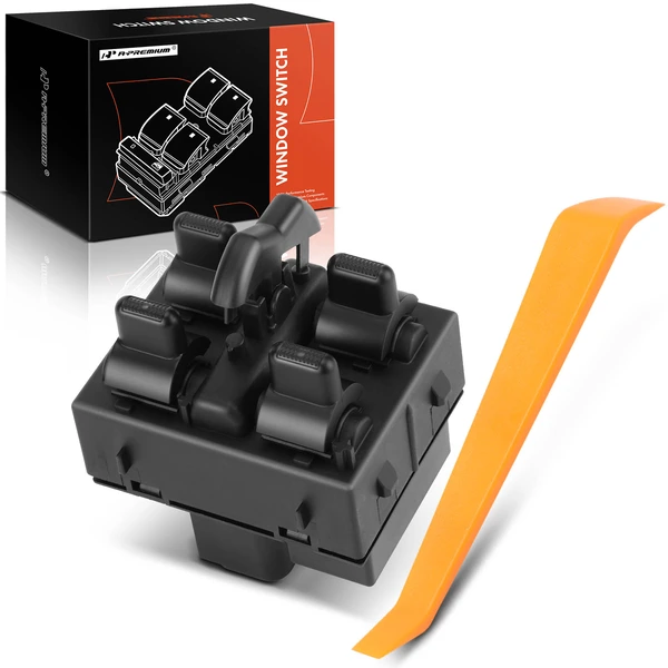 Front Driver Power Window Switch for Jeep Wrangler 2007-2010 4-Door 1 button