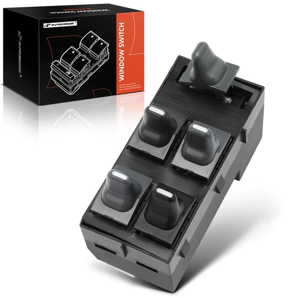 Front Driver Power Window Switch for 1996-2005 Pontiac Grand Am