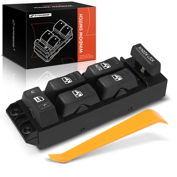 Front Driver Power Window Switch for 2001-2002 Chevrolet Silverado 2500 HD