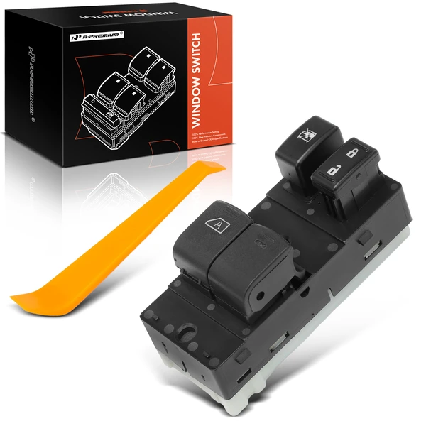 Front Driver Power Window Switch for Nissan Frontier 2006-2020 with Auto up