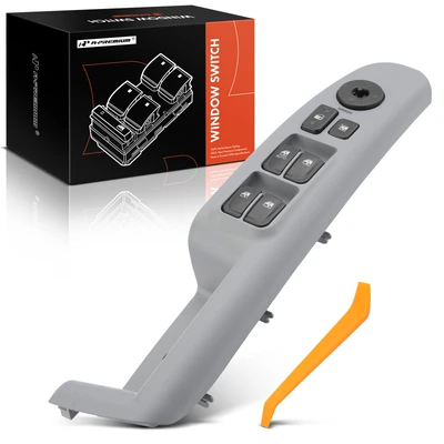 Front Left LH Driver Gray Power Window Switch