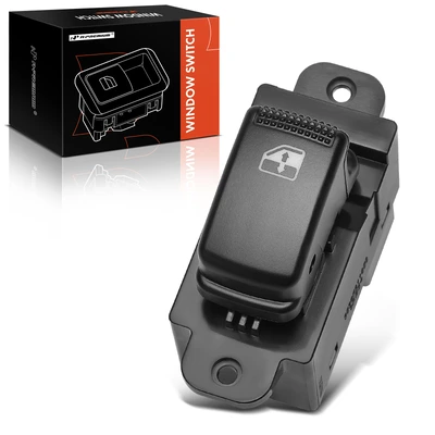 Rear Passenger Black Power Window Switch