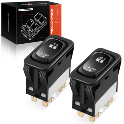 2 Pcs Front Power Window Switch
