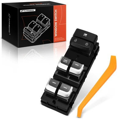 Front Driver Power Window Switch with Door Lock Unlock