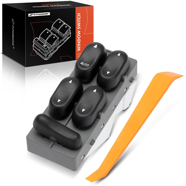 Front Driver Power Window Switch for 2000-2001 Ford Excursion
