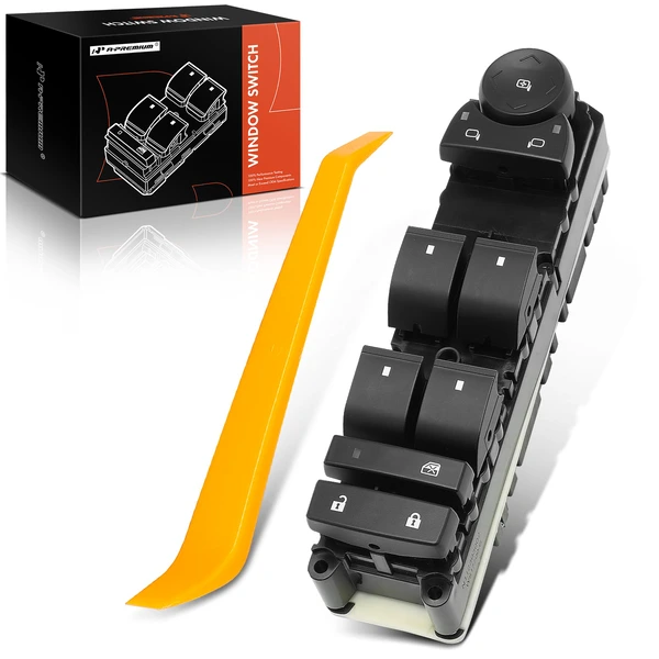 Front Driver Power Window Switch for 2008-2014 Chevrolet Silverado 2500 HD