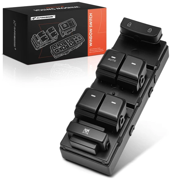 Front Driver Power Window Switch for Hyundai Sonata 15-19