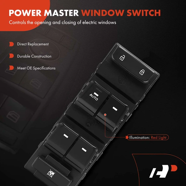 Front Driver Power Window Switch for Hyundai Sonata 15-19